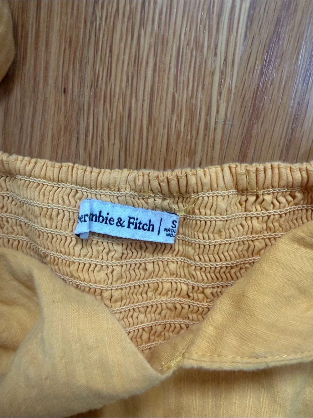 Abercrombie & Fitch Yellow Maxi Dress